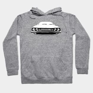 Austin Princess 1970s British classic car block black/white Hoodie